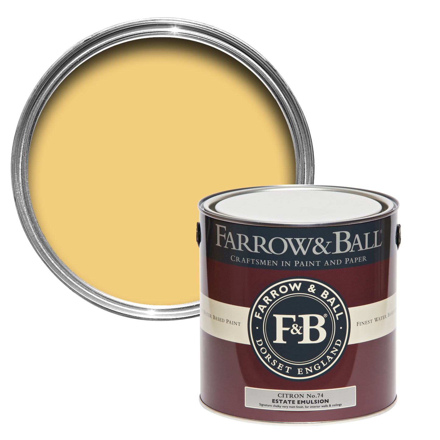 Lack - Farrow and Ball - Citron 74 - Eggshell