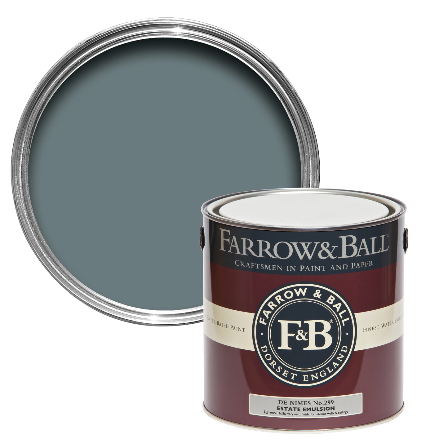 Wandfarbe - Farrow and Ball - De Nimes 299 - Emulsion