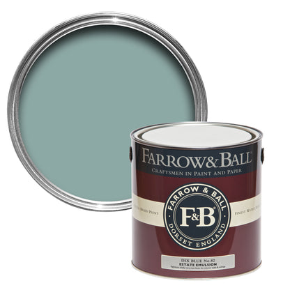 Wandfarbe - Farrow and Ball - Dix Blue 82 - Emulsion