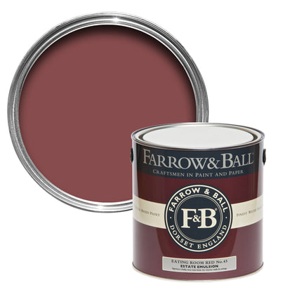 Wandfarbe - Farrow and Ball - Eating Room Red 43 - Emulsion