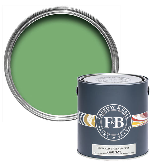 Dead Flat - Farrow and Ball - Emerald Green W53 - Archivfarbe