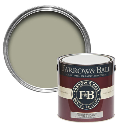 Wandfarbe - Farrow and Ball - French Gray 18 - Emulsion