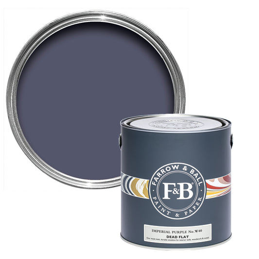 Dead Flat - Farrow and Ball - Imperial Purple W40 - Archivfarbe