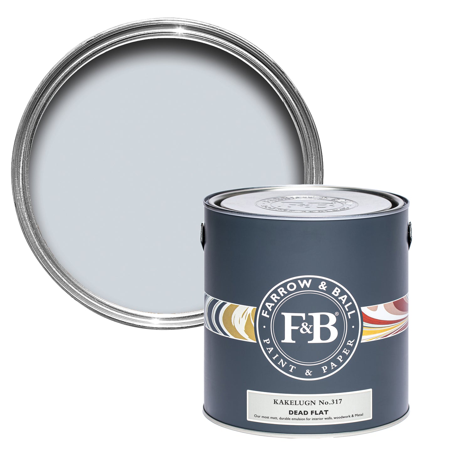 Dead Flat - Farrow and Ball - Kakelugn 317 - Allround