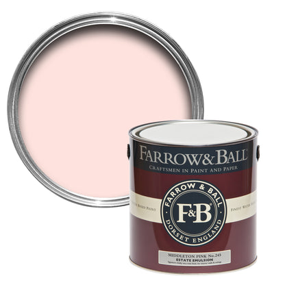 Wandfarbe - Farrow and Ball - Middleton Pink 245 - Emulsion