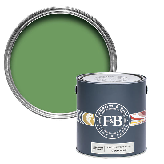 Dead Flat - Farrow and Ball - Raw Tomatillio No.CB6 - Carte Blanche