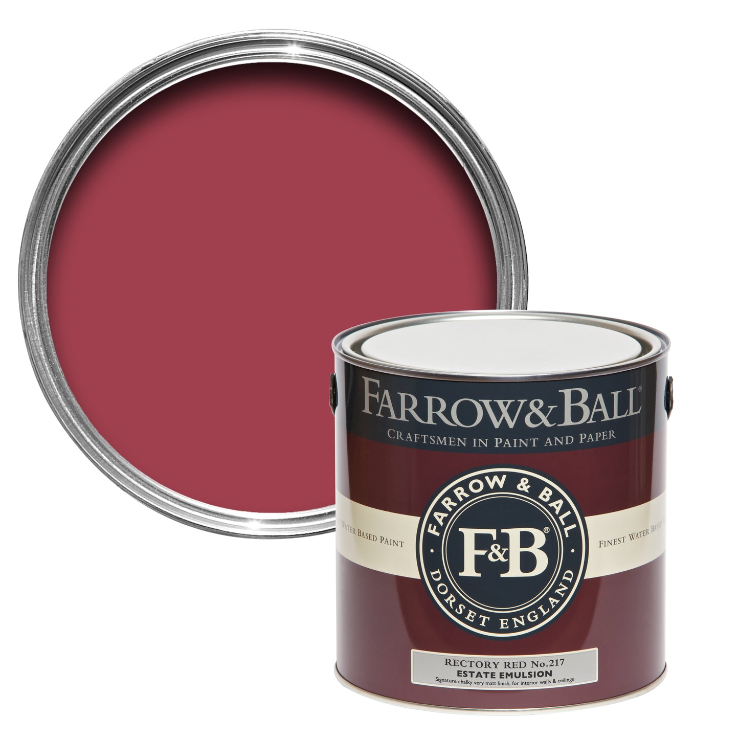 Wandfarbe - Farrow and Ball - Rectory Red 217 - Emulsion