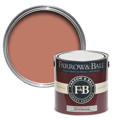 Wandfarbe - Farrow and Ball - Red Earth 64 - Emulsion