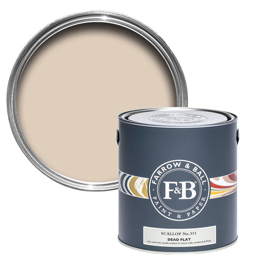 Dead Flat - Farrow and Ball - Scallop 311  - Allround