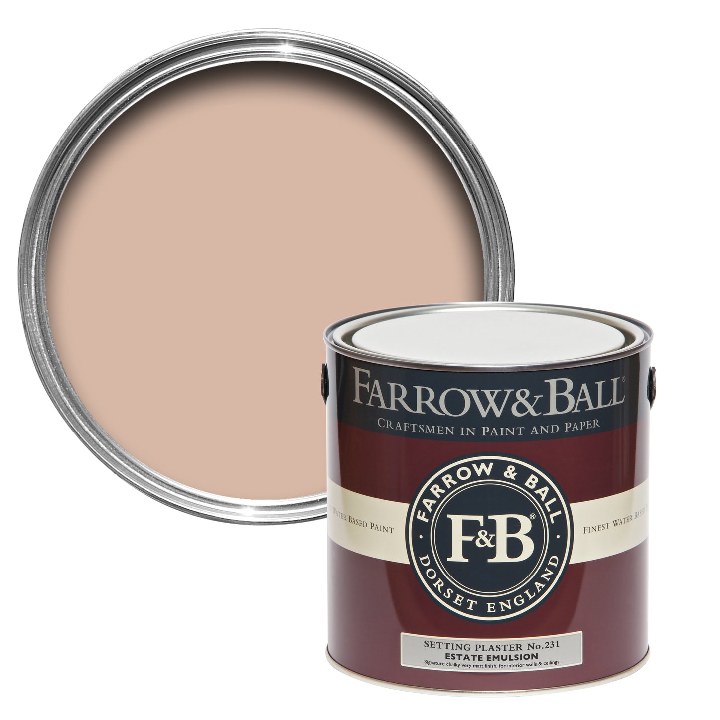 Wandfarbe - Farrow and Ball - Setting Plaster 231 - Emulsion