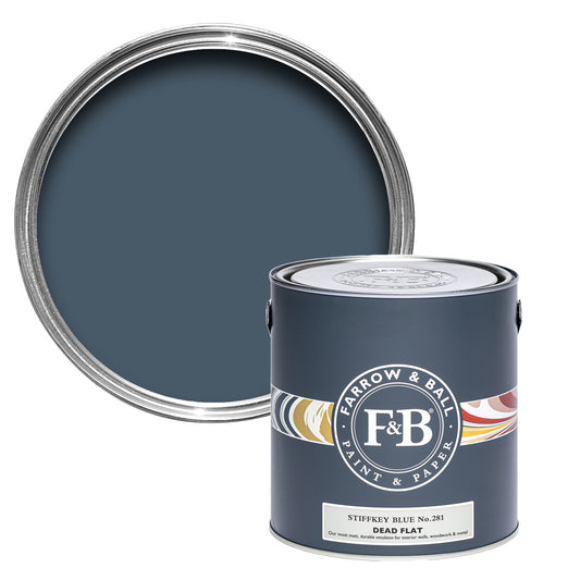 Dead Flat - Farrow and Ball - Stiffkey Blue 281 - Allround