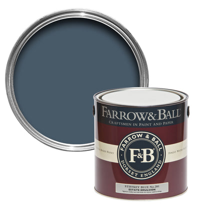 Wandfarbe - Farrow and Ball - Stiffkey Blue 281 - Emulsion