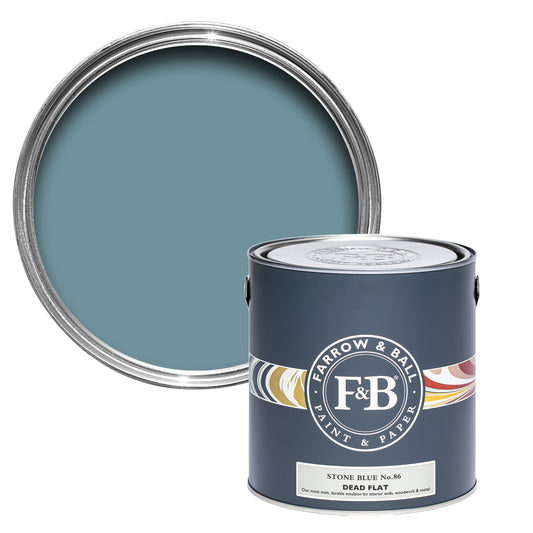 Dead Flat - Farrow and Ball - Stone Blue 86 - Allround