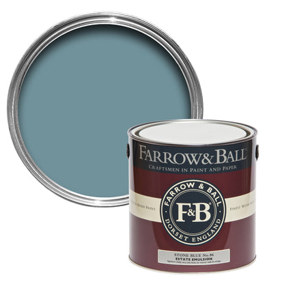 Wandfarbe - Farrow and Ball - Stone Blue 86 - Emulsion