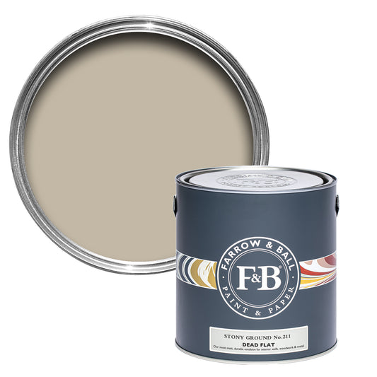 Dead Flat - Farrow and Ball - Stony Ground 211 - Allround