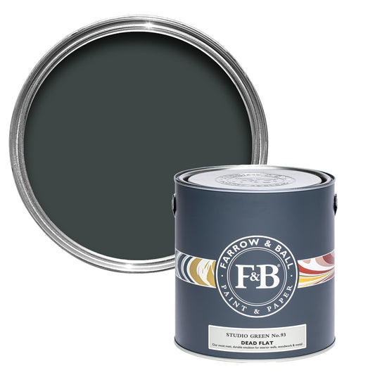 Dead Flat - Farrow and Ball - Studio Green 93 - Allround